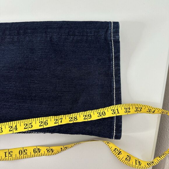 Miss Me Jeans Womens 30 Blue Easy Boot Midrise Sequin Rodeo Stretch Western - Picture 11 of 13